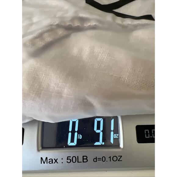 Le Raganne Womens Italian Linen Midi Dress Sz L Dusty Lavender Beach Cottagecore - Picture 8 of 8